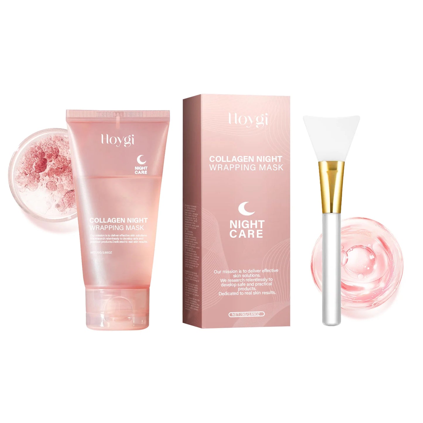 Mascarilla de Colágeno Peel-Off Nocturna – Hidratación Profunda y Rejuvenecimiento