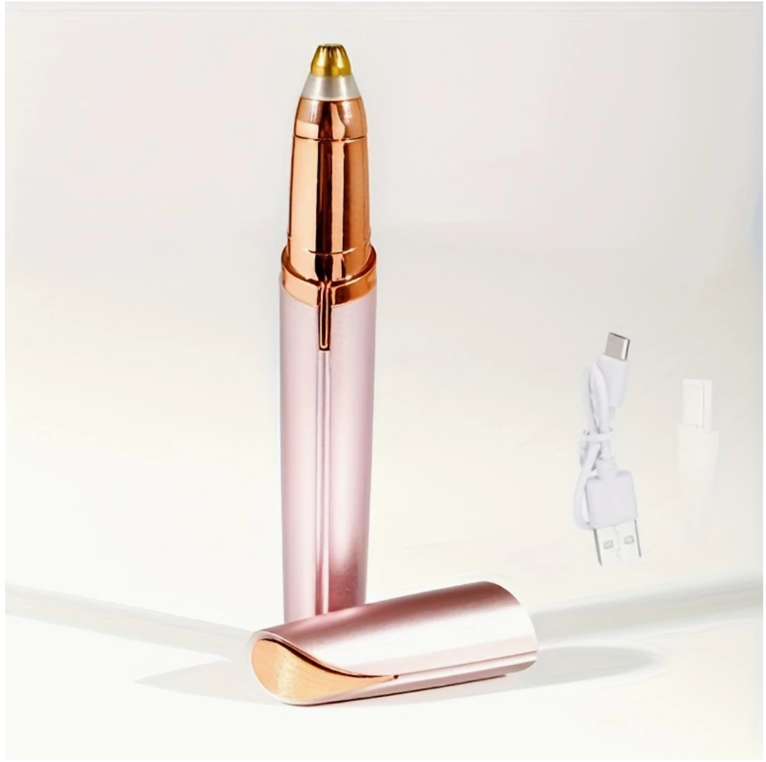 Mini Depiladora Eléctrica de Cejas y Vello con Luz LED – Precisión sin Dolor
