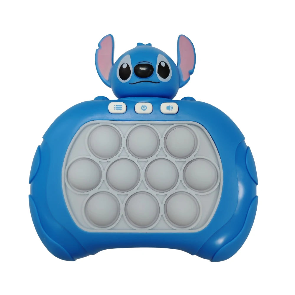 Juego Pop-Up Antiestrés “Stitch & Pikachu” – Fidget Bubble Electrónico Ligero y Divertido