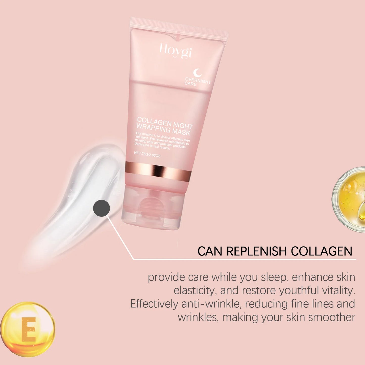 Mascarilla de Colágeno Peel-Off Nocturna – Hidratación Profunda y Rejuvenecimiento