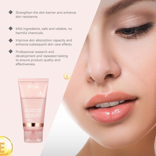 Mascarilla de Colágeno Peel-Off Nocturna – Hidratación Profunda y Rejuvenecimiento