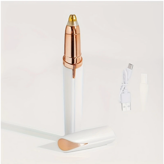 Mini Depiladora Eléctrica de Cejas y Vello con Luz LED – Precisión sin Dolor