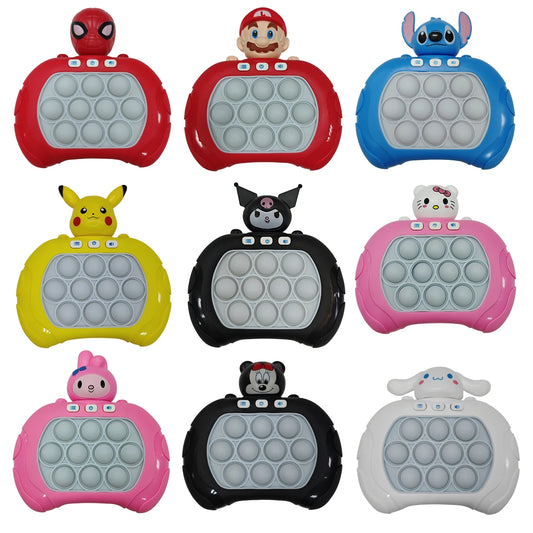 Juego Pop-Up Antiestrés “Stitch & Pikachu” – Fidget Bubble Electrónico Ligero y Divertido