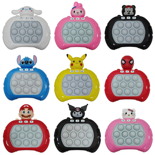 Juego Pop-Up Antiestrés “Stitch & Pikachu” – Fidget Bubble Electrónico Ligero y Divertido