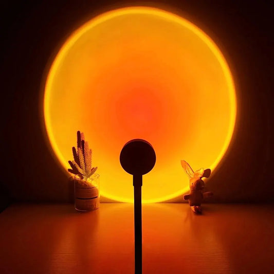 Luz ambiental de atardecer USB